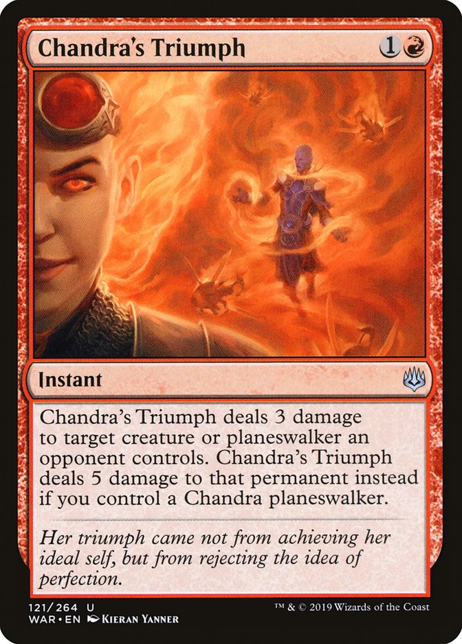 Chandra's Triumph [War of the Spark] | Jomio and Rueliete's Cards and Comics