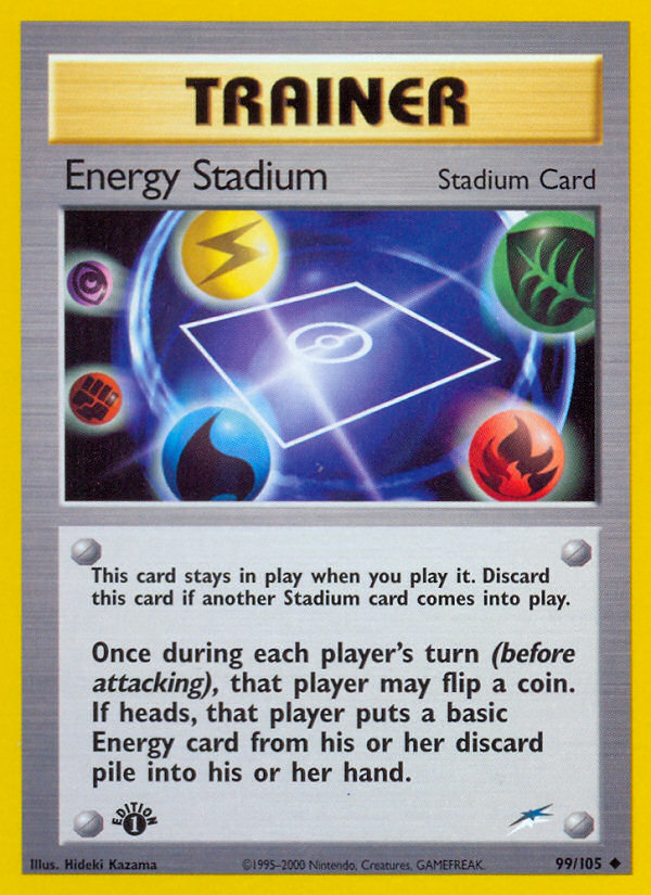 Energy Stadium (99/105) [Neo Destiny 1st Edition] | Jomio and Rueliete's Cards and Comics