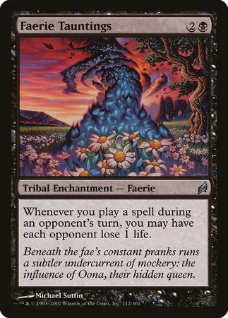 Faerie Tauntings [Lorwyn] | Jomio and Rueliete's Cards and Comics