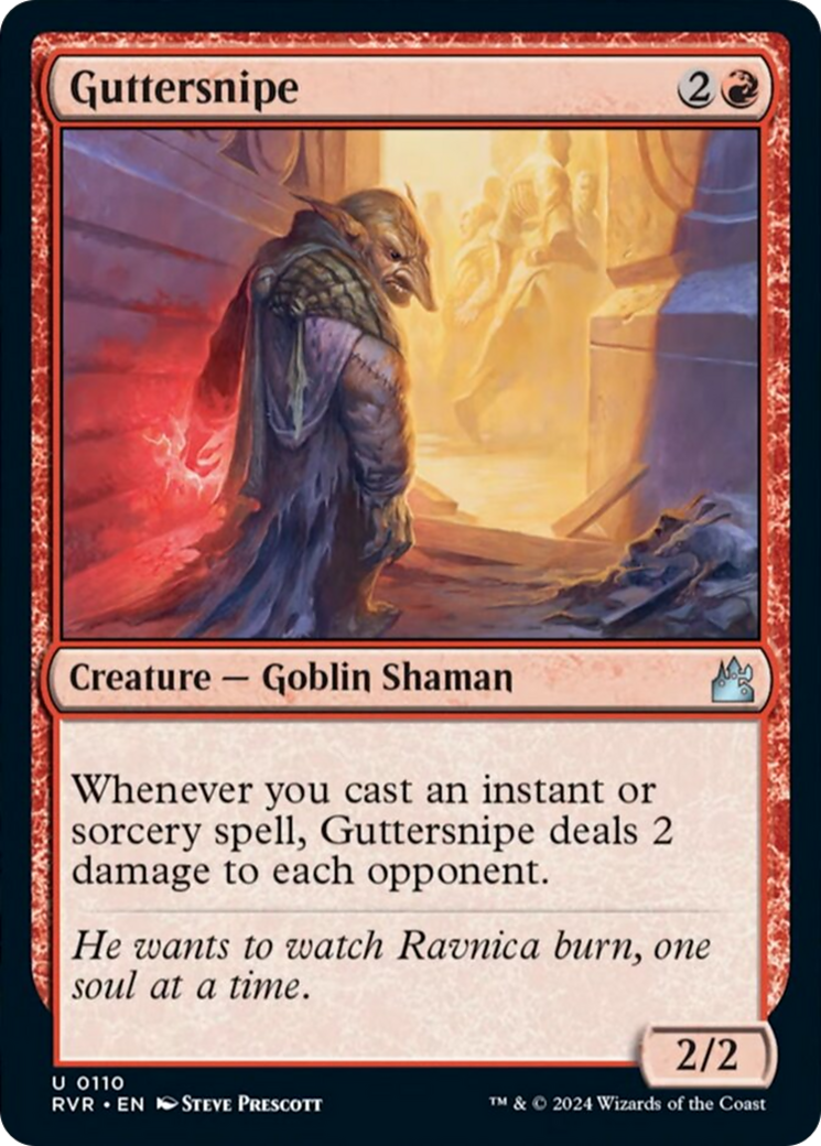 Guttersnipe [Ravnica Remastered] | Jomio and Rueliete's Cards and Comics