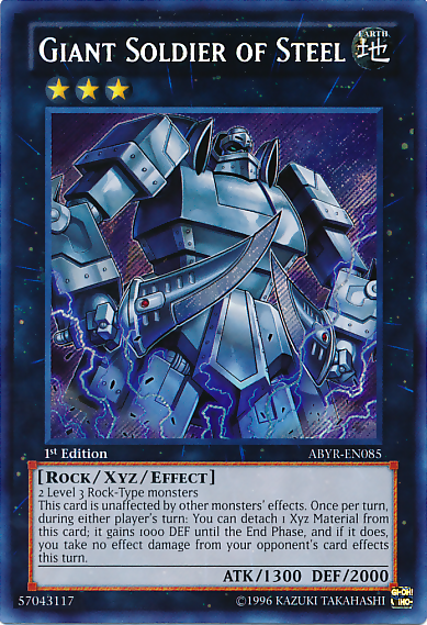 Giant Soldier of Steel [ABYR-EN085] Secret Rare | Jomio and Rueliete's Cards and Comics