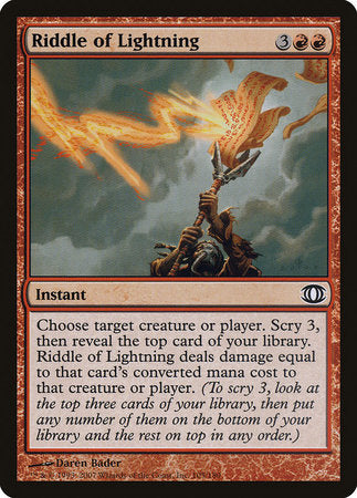Riddle of Lightning [Future Sight] | Jomio and Rueliete's Cards and Comics