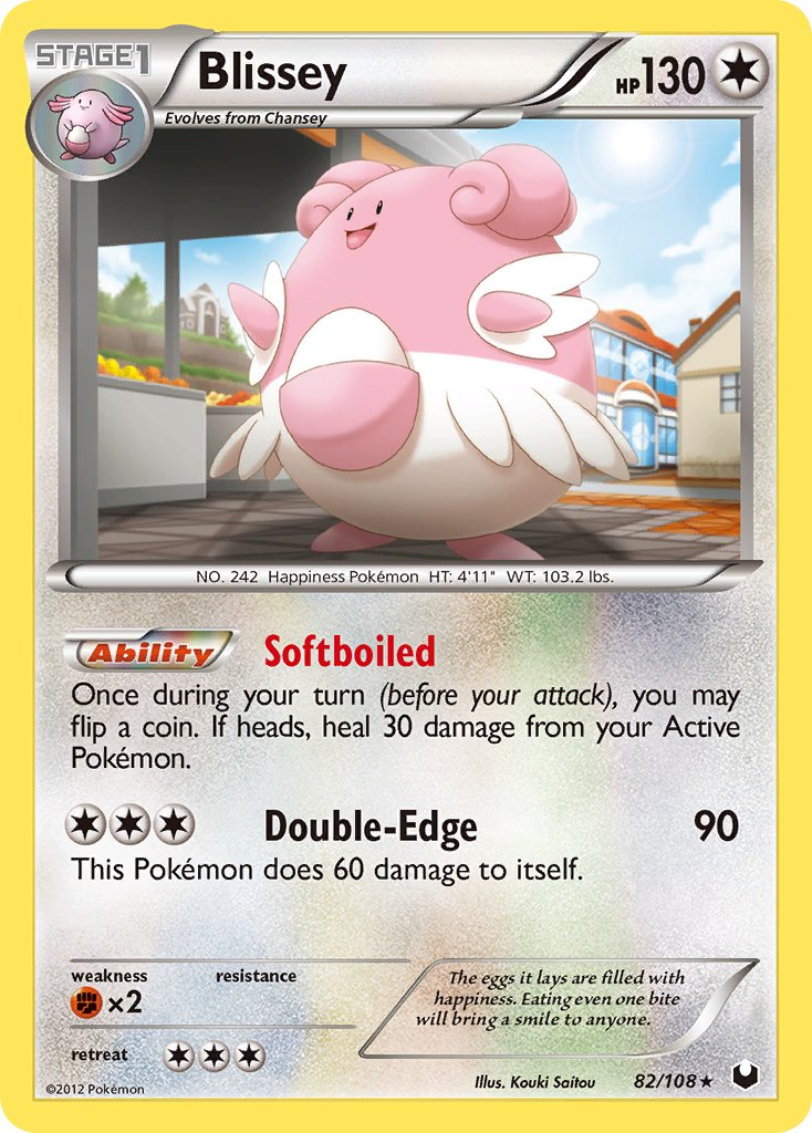 Blissey (82/108) (Battle Arena Deck Exclusive) (Theme Deck Exclusive) [Black & White: Dark Explorers] | Jomio and Rueliete's Cards and Comics