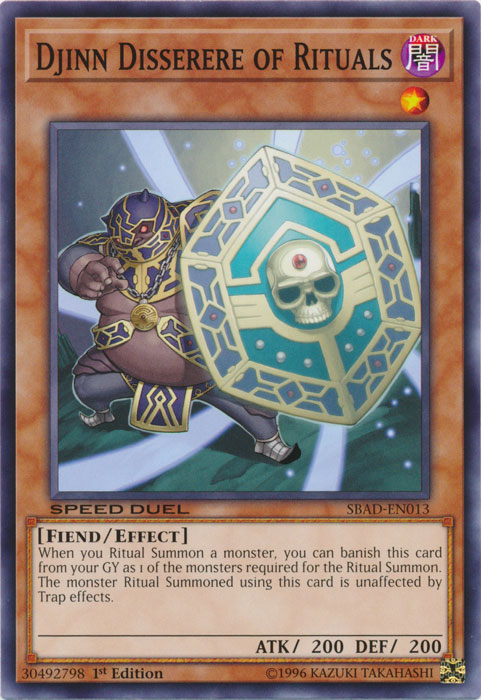 Djinn Disserere of Rituals [SBAD-EN013] Common | Jomio and Rueliete's Cards and Comics