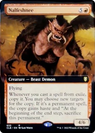 Nalfeshnee (Extended Art) [Commander Legends: Battle for Baldur's Gate] | Jomio and Rueliete's Cards and Comics
