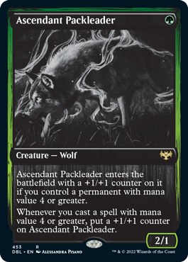 Ascendant Packleader [Innistrad: Double Feature] | Jomio and Rueliete's Cards and Comics