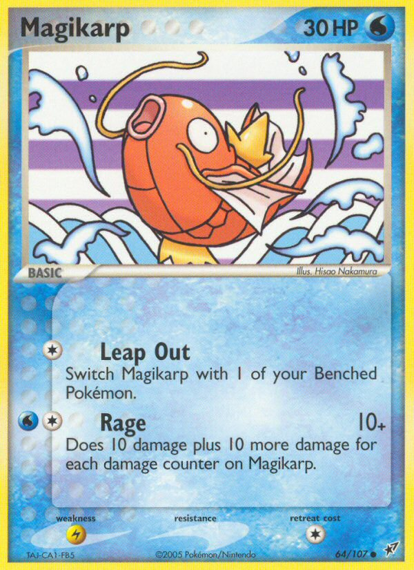 Magikarp (64/107) [EX: Deoxys] | Jomio and Rueliete's Cards and Comics