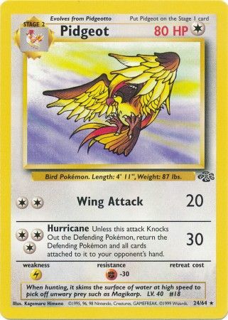 Pidgeot (24/64) [Jungle Unlimited] | Jomio and Rueliete's Cards and Comics