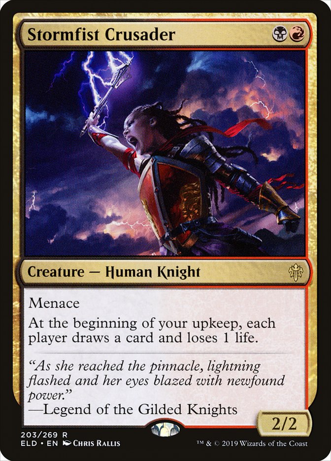 Stormfist Crusader [Throne of Eldraine] | Jomio and Rueliete's Cards and Comics