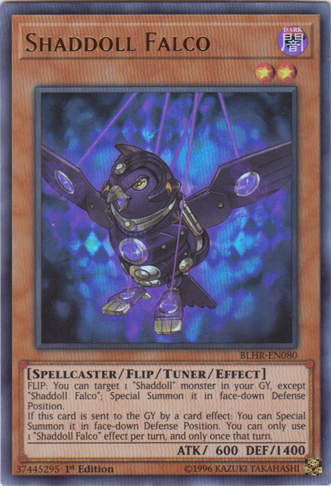 Shaddoll Falco [BLHR-EN080] Ultra Rare | Jomio and Rueliete's Cards and Comics
