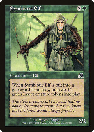 Symbiotic Elf [Onslaught] | Jomio and Rueliete's Cards and Comics