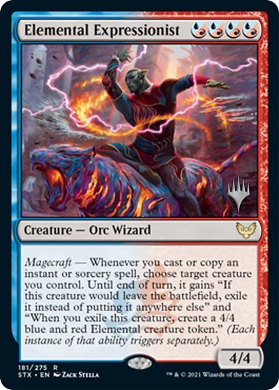 Elemental Expressionist (Promo Pack) [Strixhaven: School of Mages Promos] | Jomio and Rueliete's Cards and Comics