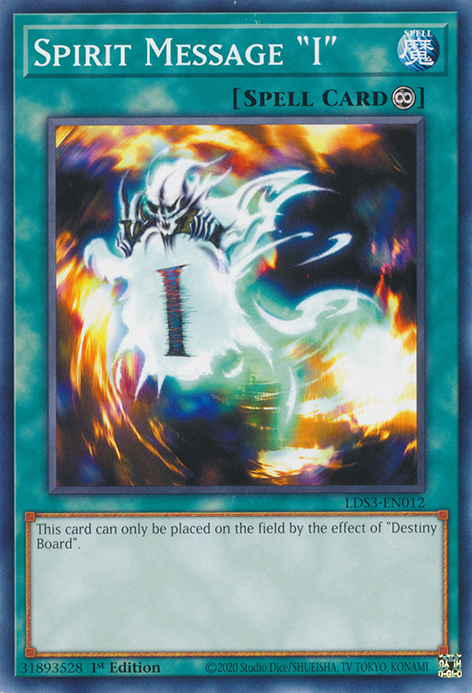 Spirit Message I [LDS3-EN012] Common | Jomio and Rueliete's Cards and Comics