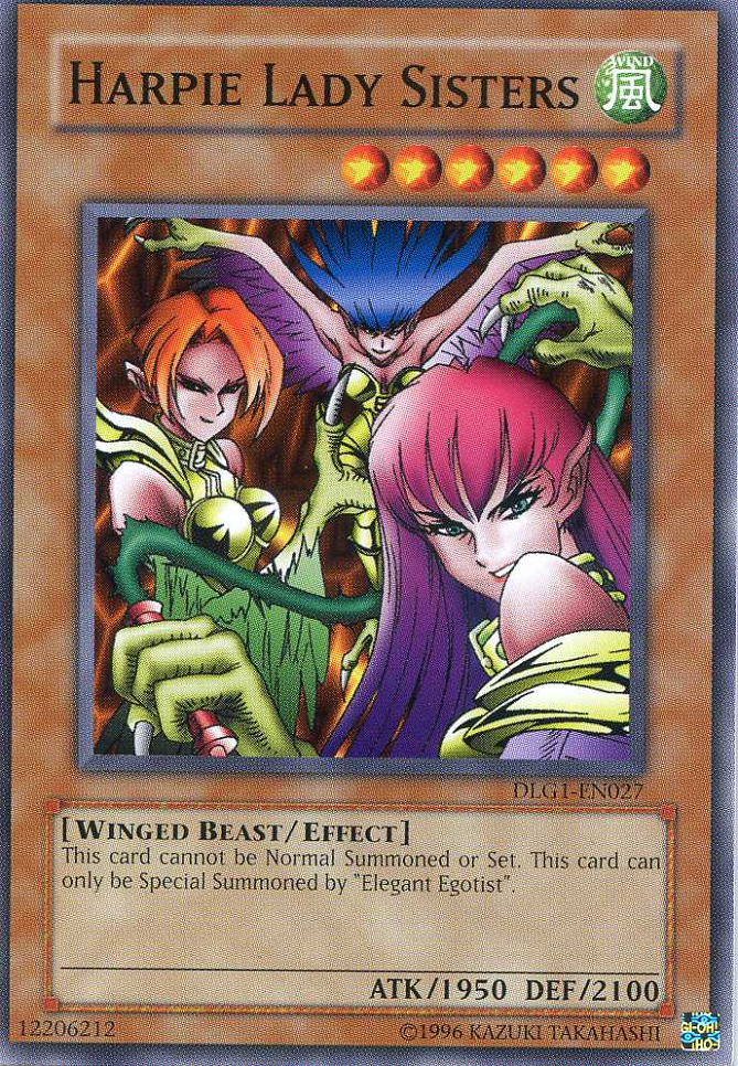 Harpie Lady Sisters [DLG1-EN027] Common | Jomio and Rueliete's Cards and Comics