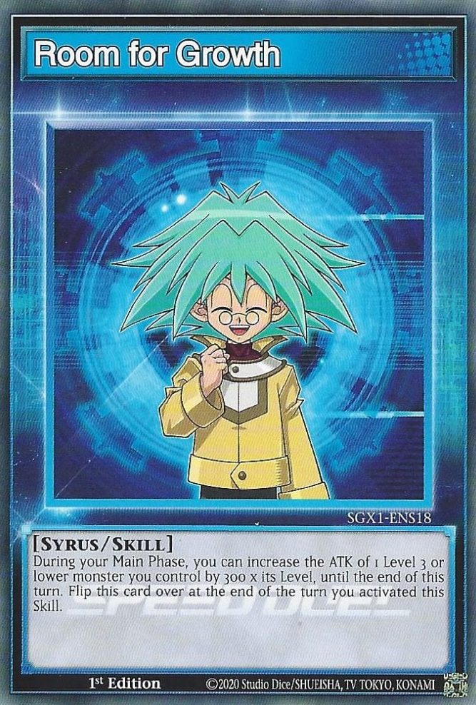 Room for Growth [SGX1-ENS18] Common | Jomio and Rueliete's Cards and Comics