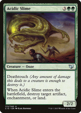 Acidic Slime [Commander 2015] | Jomio and Rueliete's Cards and Comics