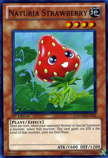Naturia Strawberry [HA04-EN021] Super Rare | Jomio and Rueliete's Cards and Comics