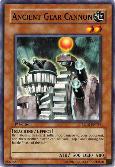 Ancient Gear Cannon [SD10-EN016] Common | Jomio and Rueliete's Cards and Comics