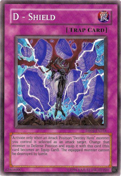 D - Shield [DR04-EN234] Common | Jomio and Rueliete's Cards and Comics