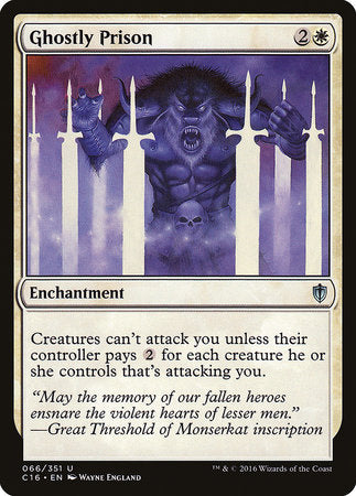 Ghostly Prison [Commander 2016] | Jomio and Rueliete's Cards and Comics