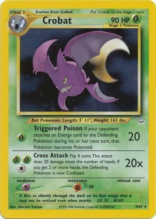 Crobat (4/64) [Neo Revelation Unlimited] | Jomio and Rueliete's Cards and Comics