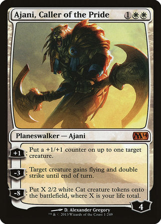 Ajani, Caller of the Pride [Magic 2014] | Jomio and Rueliete's Cards and Comics