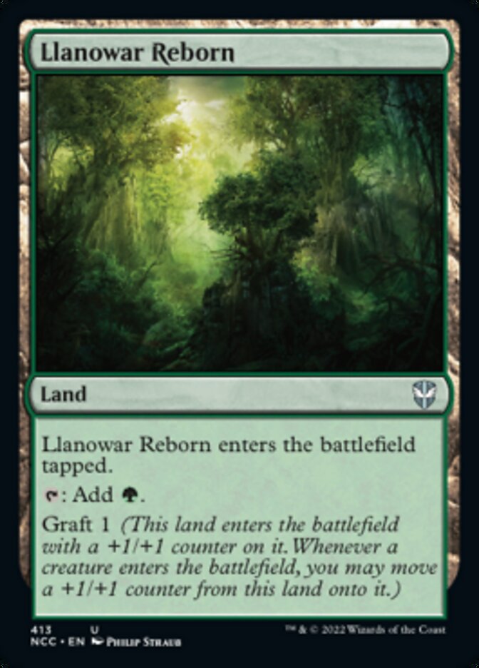 Llanowar Reborn [Streets of New Capenna Commander] | Jomio and Rueliete's Cards and Comics