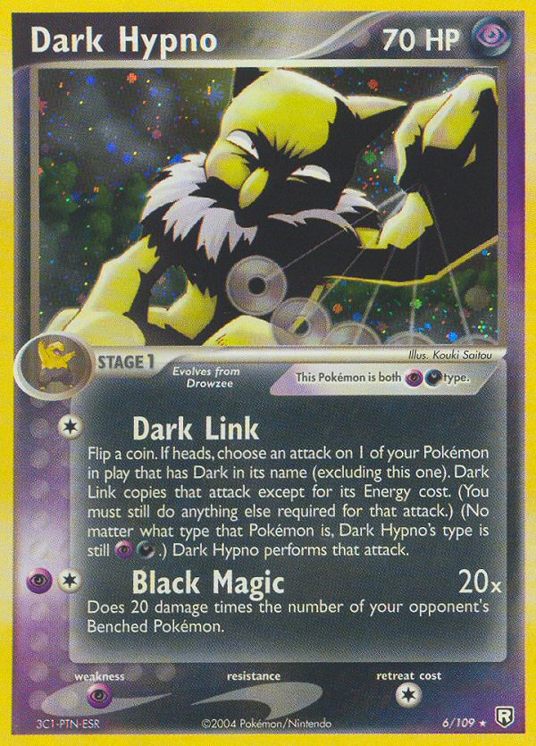 Dark Hypno (6/109) [EX: Team Rocket Returns] | Jomio and Rueliete's Cards and Comics