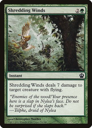 Shredding Winds [Theros] | Jomio and Rueliete's Cards and Comics