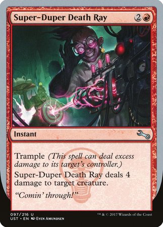 Super-Duper Death Ray [Unstable] | Jomio and Rueliete's Cards and Comics