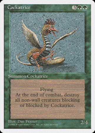 Cockatrice [Fourth Edition] | Jomio and Rueliete's Cards and Comics