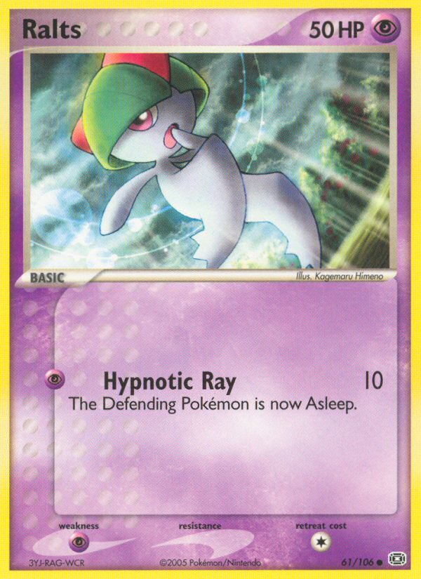 Ralts (61/106) [EX: Emerald] | Jomio and Rueliete's Cards and Comics