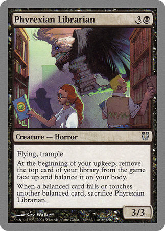 Phyrexian Librarian [Unhinged] | Jomio and Rueliete's Cards and Comics