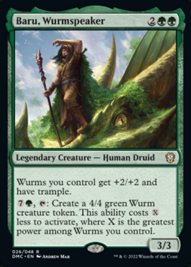 Baru, Wurmspeaker [Dominaria United Commander] | Jomio and Rueliete's Cards and Comics