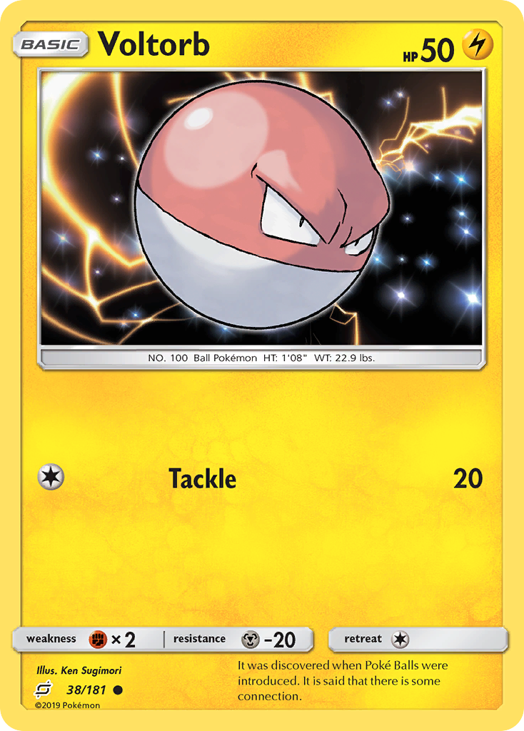 Voltorb (38/181) [Sun & Moon: Team Up] | Jomio and Rueliete's Cards and Comics