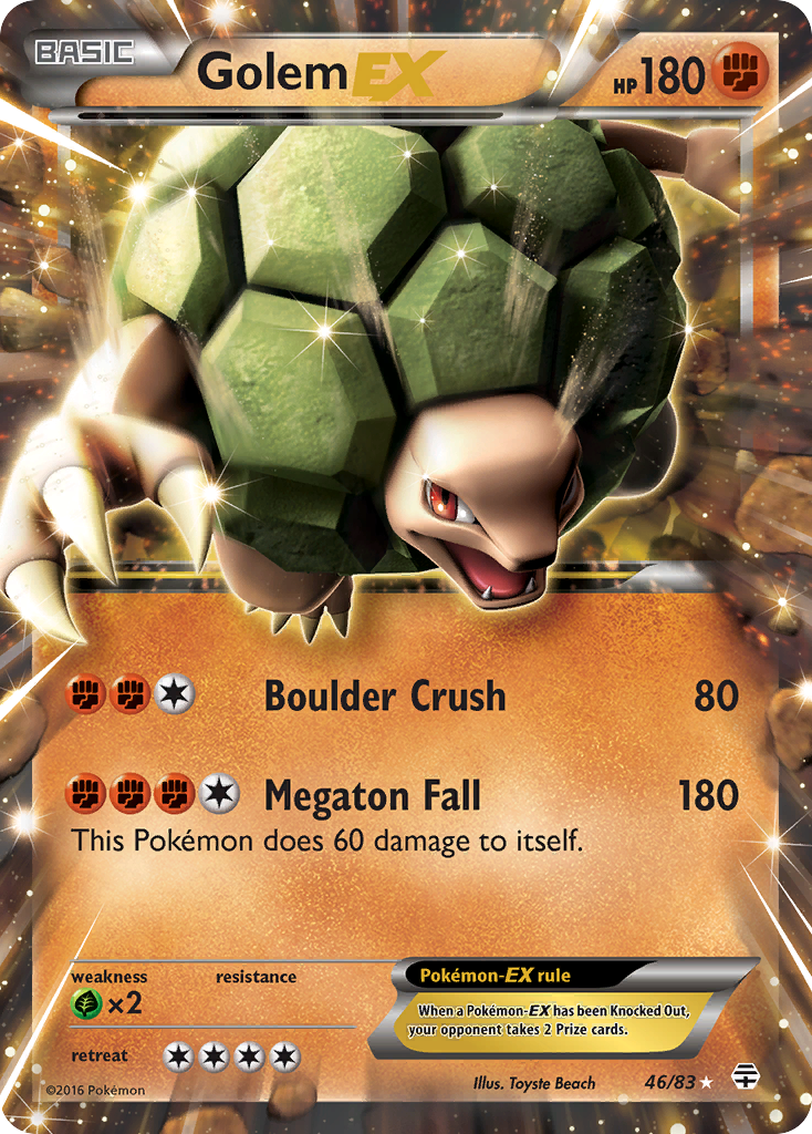 Golem EX (46/83) [XY: Generations] | Jomio and Rueliete's Cards and Comics