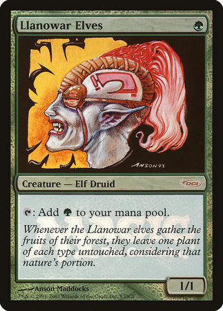 Llanowar Elves [Gateway 2007] | Jomio and Rueliete's Cards and Comics