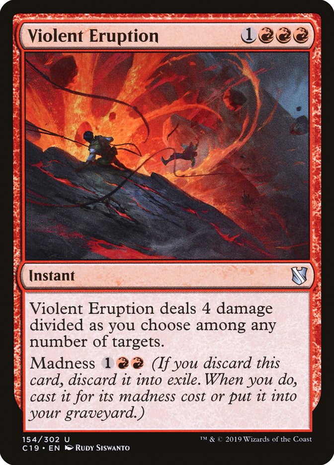 Violent Eruption [Commander 2019] | Jomio and Rueliete's Cards and Comics