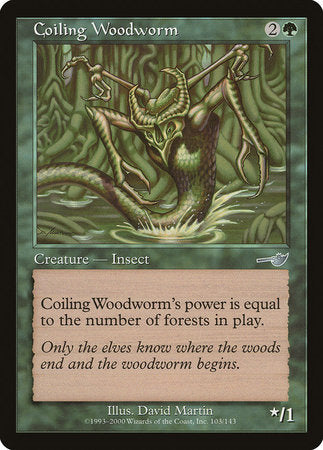 Coiling Woodworm [Nemesis] | Jomio and Rueliete's Cards and Comics