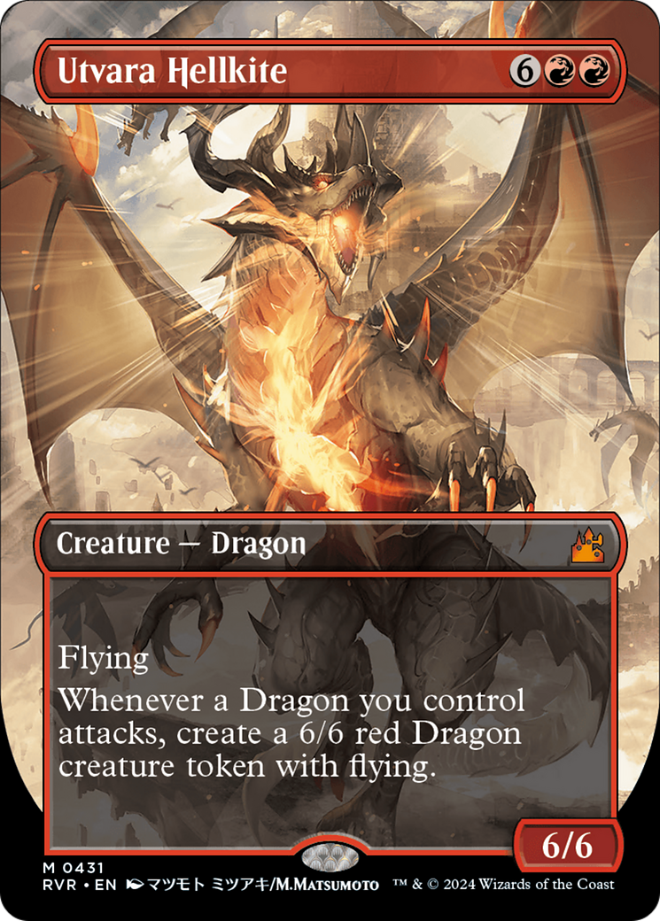 Utvara Hellkite (Anime Borderless) [Ravnica Remastered] | Jomio and Rueliete's Cards and Comics