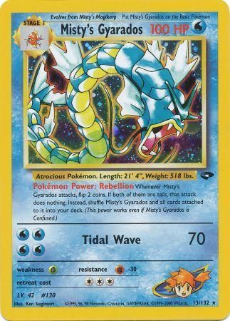 Misty's Gyarados (13/132) [Gym Challenge Unlimited] | Jomio and Rueliete's Cards and Comics