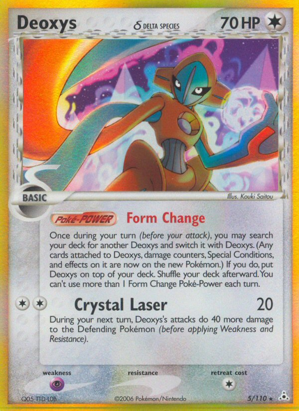 Deoxys (5/110) (Delta Species) [EX: Holon Phantoms] | Jomio and Rueliete's Cards and Comics