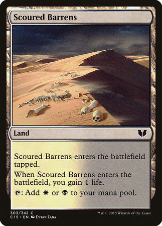 Scoured Barrens [Commander 2015] | Jomio and Rueliete's Cards and Comics