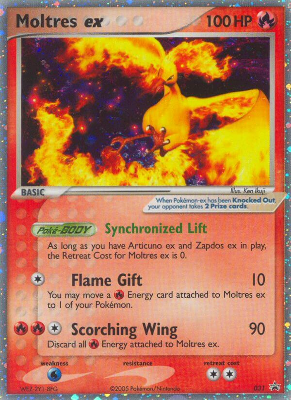 Moltres ex (031) [Nintendo: Black Star Promos] | Jomio and Rueliete's Cards and Comics