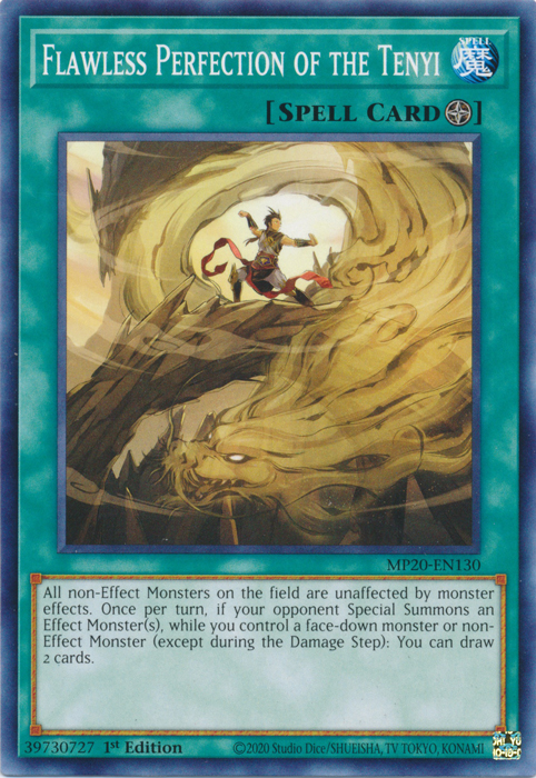 Flawless Perfection of the Tenyi [MP20-EN130] Common | Jomio and Rueliete's Cards and Comics