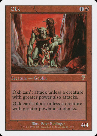 Okk [Seventh Edition] | Jomio and Rueliete's Cards and Comics