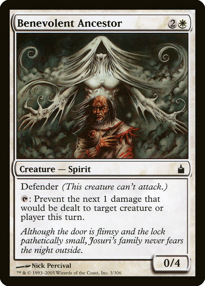 Benevolent Ancestor [Ravnica: City of Guilds] | Jomio and Rueliete's Cards and Comics