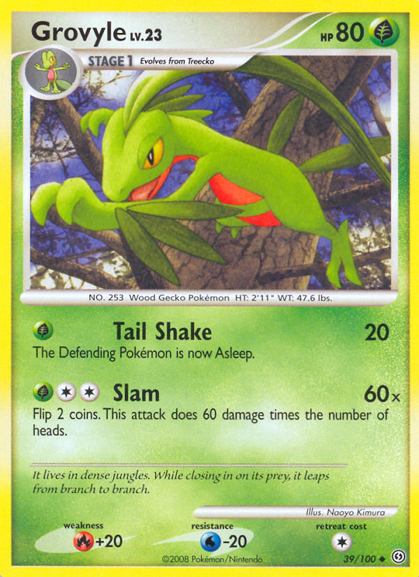 Grovyle (39/100) [Diamond & Pearl: Stormfront] | Jomio and Rueliete's Cards and Comics