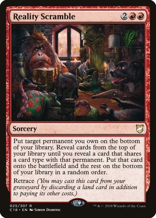 Reality Scramble [Commander 2018] | Jomio and Rueliete's Cards and Comics
