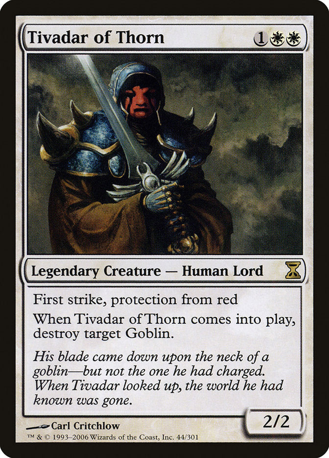 Tivadar of Thorn [Time Spiral] | Jomio and Rueliete's Cards and Comics